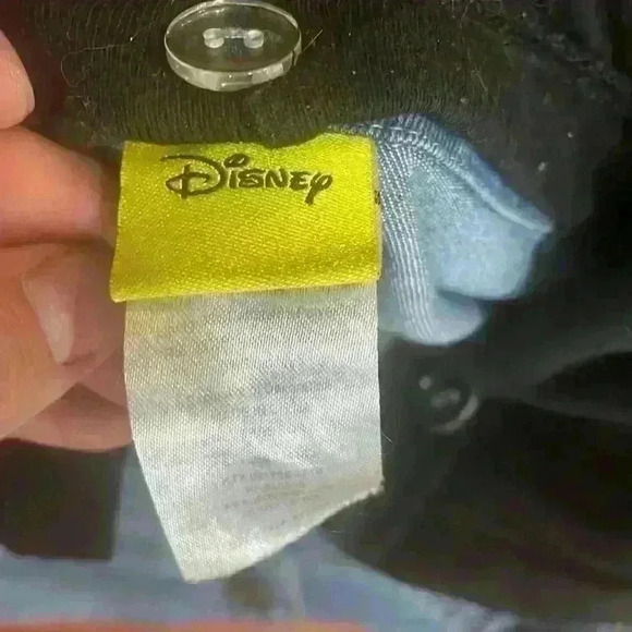 Disney's Mickey Denim Hoodie Jacket 90th Anniversary Juniors' 3-D Ears Small - Picture 4 of 6